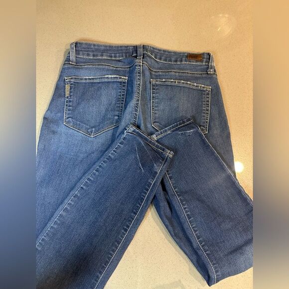 Paige Verdugo Crop Zach Distressed Jeans- size 28 - Picture 6 of 14